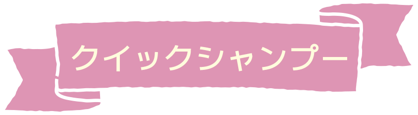 クイックシャンプー